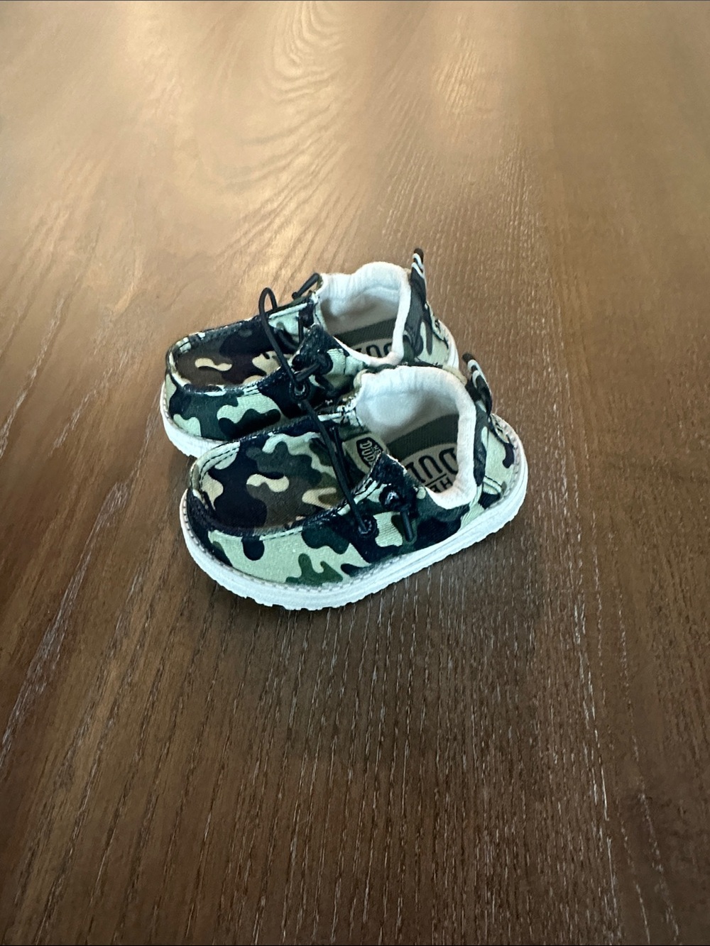 HeyDude Baby Camouflage Slip-On Sneakers - Green Camo